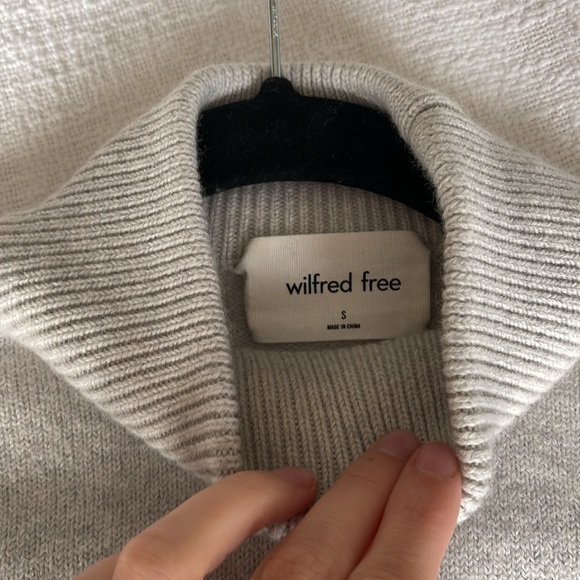 Wilfred Free Harper Sweater - Grey - Size small - Picture 3 of 5